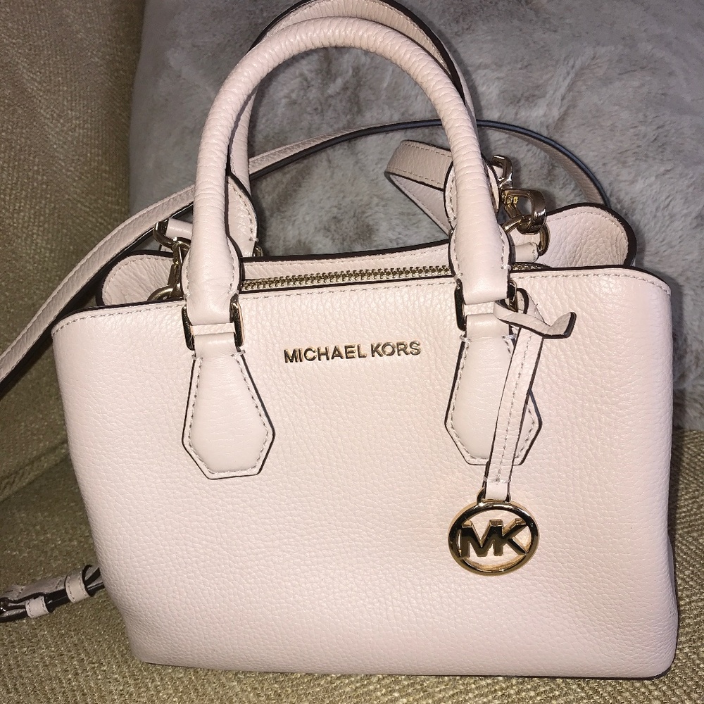 Michael Kors light pink satchel